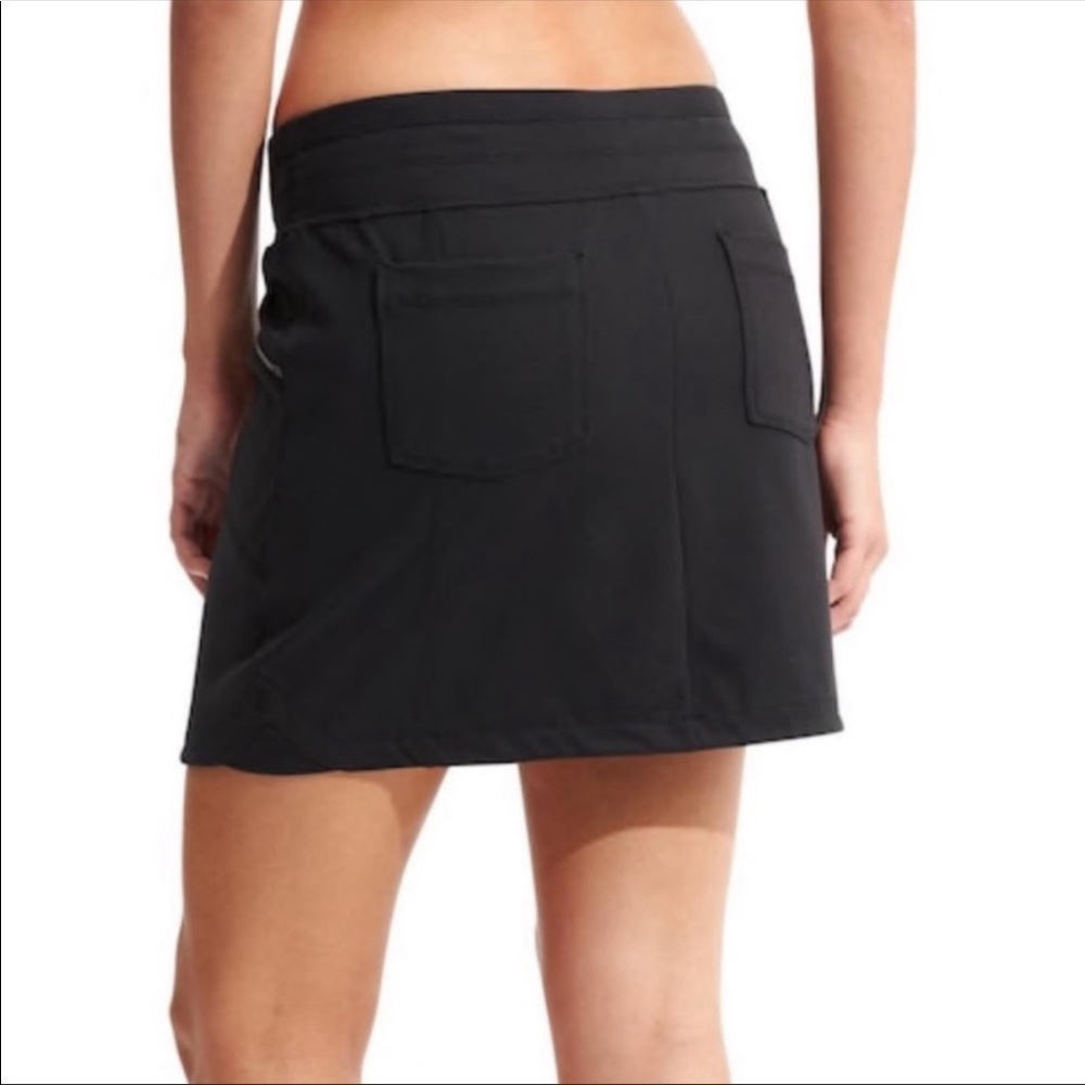 Athleta Black Metro Skort with Side Zippers Small - Picture 2 of 6
